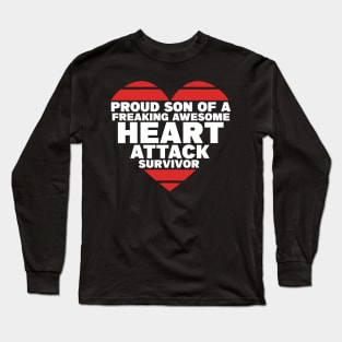 Heart Attack Survivor Son Long Sleeve T-Shirt